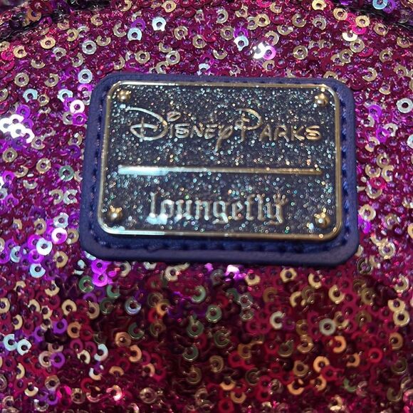 Loungefly Disneyland Paris 30th Anniversary Castle Sequin Backpack NWT main image 10